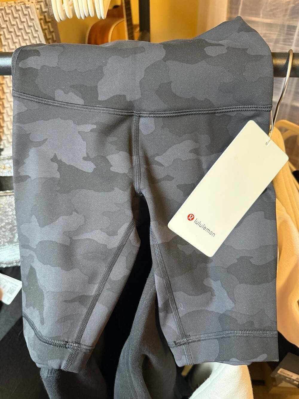 lululemon Wunder Train HR Short 8" Heritage 365 Camo Deep Coal Multi